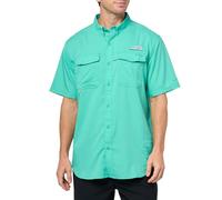 Columbia Men's Blood and Guts V Short Sleeve Shirt, Glaze Green, XXL
