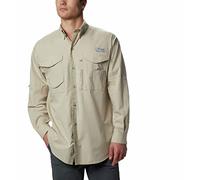 Columbia Men's Bonehead Long Sleeve Shirt, Beige, XX-Large