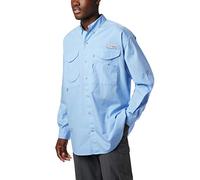 Columbia Men's Bonehead Long Sleeve Shirt, Light Blue , X-Large