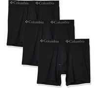 Columbia Men's Boxer Brief 3 Pack, Black, XX-Large