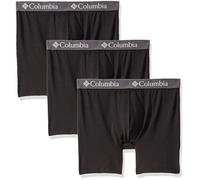 Columbia Men's Boxer Brief Underwear, Black, M