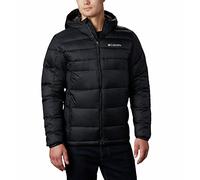 Columbia Men's Buck Butte Insulated Hooded Jacket, Hooded Puffer Jacket, Black, Size M