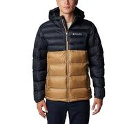 Columbia Men's Buck Butte Insulated Hooded Jacket, Hooded Puffer Jacket, Delta/Black, Size XL