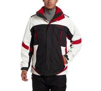 Columbia Men's Bugaboo Parka (Sea Salt/Coal/Intense Red, Large)