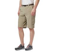 Columbia Men's Cargo Hiking Shorts Silver Ridge Shorts, beige, W28