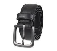 Columbia Men's Casual Everyday Leather Belt - Jeans, Chinos and Daily Wear, Black Stretch, Medium (34-36)