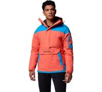 Columbia Men's Challenger 2 Insulated Pullover, Winter pullover jacket, Zing, Compass Blue, M
