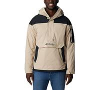 Columbia Men's Challenger Insulated Pullover, Winter pullover jacket, Ancient Fossil/Black, Size S
