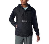 Columbia Men's Challenger Windbreaker, Lightweight Windbreaker Jacket, Black, Size XS
