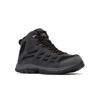 Columbia Men's Crestwood Mid Waterproof Hiking Boot Shoe, Black/Charcoal, 9.5