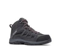 Columbia Men's Crestwood Mid Waterproof Hiking Shoe, 2024 Dark Grey/Deep Rust, 9.5 UK Wide