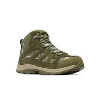 Columbia Men's Crestwood Mid Waterproof Hiking Shoe, Nori, Black, 12 UK