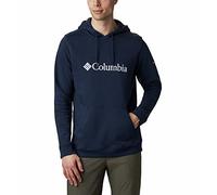 Columbia Men's CSC Basic Logo 2 Hoodie Hoodie, Collegiate Navy x White, Size L