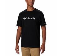 Columbia Men's CSC Basic Logo Short Sleeve Short Sleeve Shirt, BLACK x Spring 24, Size S