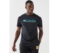 Columbia Men's Csc Basic Logo Short Sleeve Tee, Black, Size S, Men Black