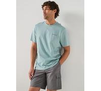 Logo Back Graphic T-Shirt Crushed Blue/Boxy Brand M