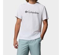 Columbia Men's CSC Logo Organic Cotton T-Shirt, White, Gem Columbia