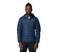 Columbia Men's Delta Ridge 2 Down Hooded Jacket, Hooded Puffer Down Jacket, Collegiate Navy, Small