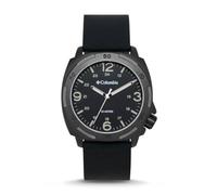 Columbia Men's Delta Ridge Quartz Black Dial Black Silicone CSS17-001 Watch