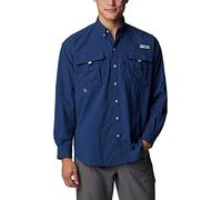 Columbia Men's Discontinued PFG Bahama II Long Sleeve Shirt, Carbon, XL