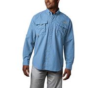 Columbia Men's Discontinued PFG Bahama II Long Sleeve Shirt, Sail, XL Tall
