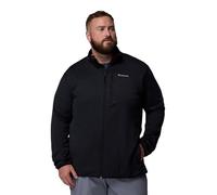 Columbia Men's Essential Hike Grid Fleece Full Zip Jacket, Black, 5XL Plus Tall