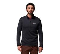 Columbia Men's Essential Hike Grid Fleece Half Zip, Black, L