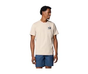 Columbia Men's Explorers Canyon Back Short Sleeve Tee - Dark Stone