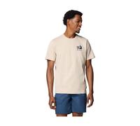 Columbia Explorers Canyon Back SS Tee - T-shirt - Men's Dark Stone / Explore Outdoors XL