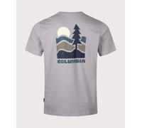 Columbia Mens Explorers Canyon Back T-Shirt - Colour: 038 Columbia Grey/ Get Hiked - Size: XL