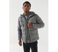 Columbia Men's Fivemile Butte 2 Hooded Jacket, Hooded Puffer Jacket, City Grey, XX-Large