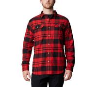 Columbia Men's Flare Gun Stretch Flannel, Sail Red River Crossing Plaid, M