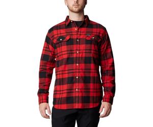 Columbia Men's Flare Gun Stretch Flannel, Sail Red River Crossing Plaid, XL