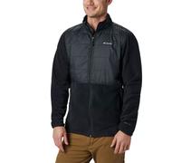 Columbia Mens Fleece Jacket Full Zip Long Sleeve Winter Top Black Coat New S-2XL