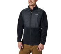 Columbia Mens Basin Butte Full-Zip Hybrid Jacket (Black)-S Black