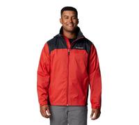 Columbia Men's Glennaker Lake II Rain Jacket, Sail Red/Black, Large