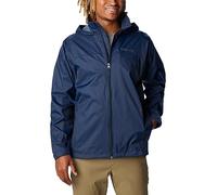 Columbia Men's Glennaker Lake Rain Jacket Waterproof Rain Jacket, Collegiate Navy, Size L