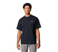 Columbia Men's Granite Point Knit Short Sleeve Crew, Black, XL