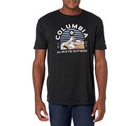 Columbia Men's Graphic T-Shirt, Black/Bucks, Large
