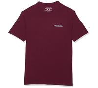 Columbia Men's Graphic T-Shirt, Rich Wine/Sierra, Small