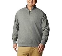 Columbia Men's Hart Mountain Ii Half Zip Hiking Shirt, Charcoal Heather, XL Tall