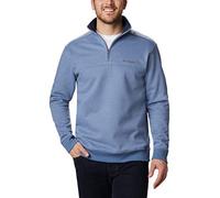 Columbia Men's Hart Mountain II Half Zip Pullover Sweater, Bluestone Heather, Medium
