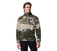Columbia - Half-pressured printed Fleeces - Helvetia II Printed Half Snap Fleece Safari Sisters for Men - Size XL - Khaki Khaki XL