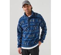 Columbia - Helvetia II Printed Half Snap Fleece - Fleece jumper size XXL, blue