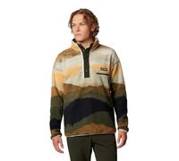 Columbia Men's Helvetia Ii Printed Half Snap Fleece, Greenscape Dolomites, XL