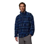 Columbia - Helvetia II Printed Half Snap Fleece - Fleece jumper size M, blue