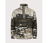 Columbia - Half-pressured printed Fleeces - Helvetia II Printed Half Snap Fleece Safari Sisters for Men - Size XL - Khaki Khaki