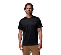 Columbia Mens Hike Crew T-Shirt, Black, Size L, Men Black