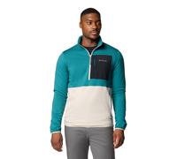 Columbia Mens Columbia Hike Quarter Zip II Sweatshirt - Colour: 364 River Blue/Dark Stone Black - Size: Medium Medium