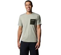 Columbia - Hike Pocket Technical T-Shirt - Safari Greenscape Size L - Men